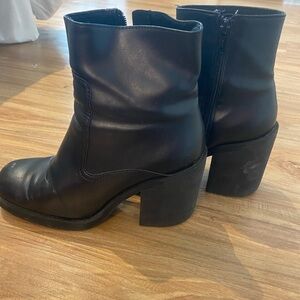 Black ankle boots